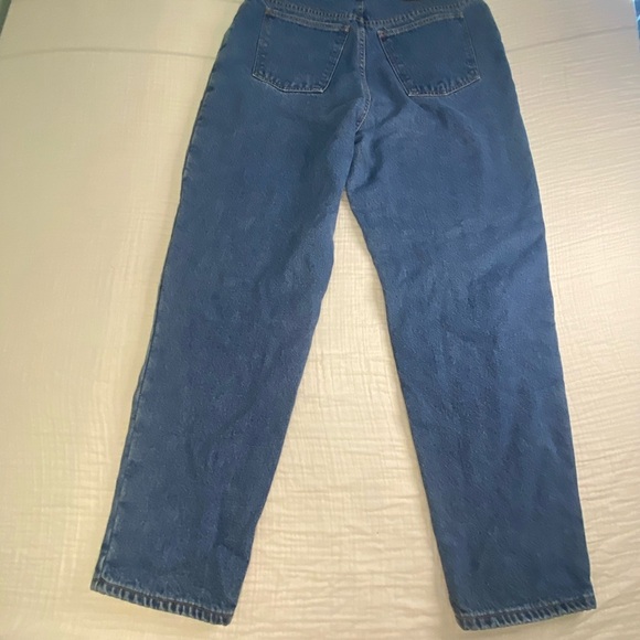 Women’s Cabelas Straight Leg Fleece Lined Insulated Jeans Blue Size 16 Regular - Picture 8 of 12